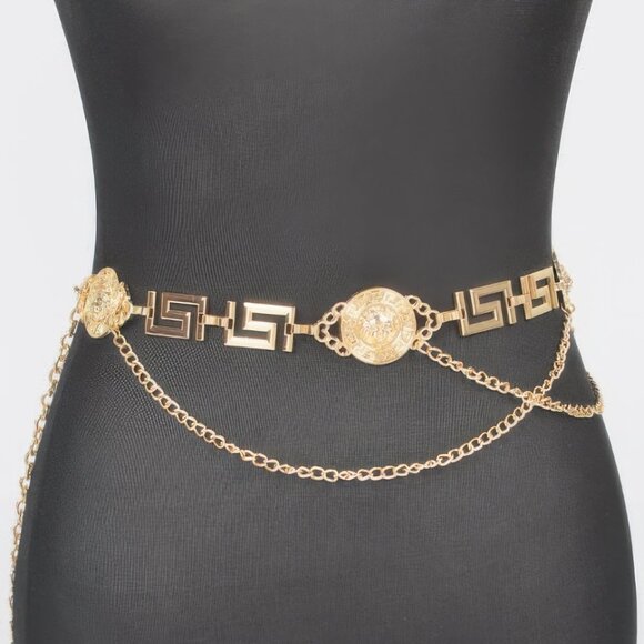 Metal Plus Size Chain Belt - Picture 1 of 5